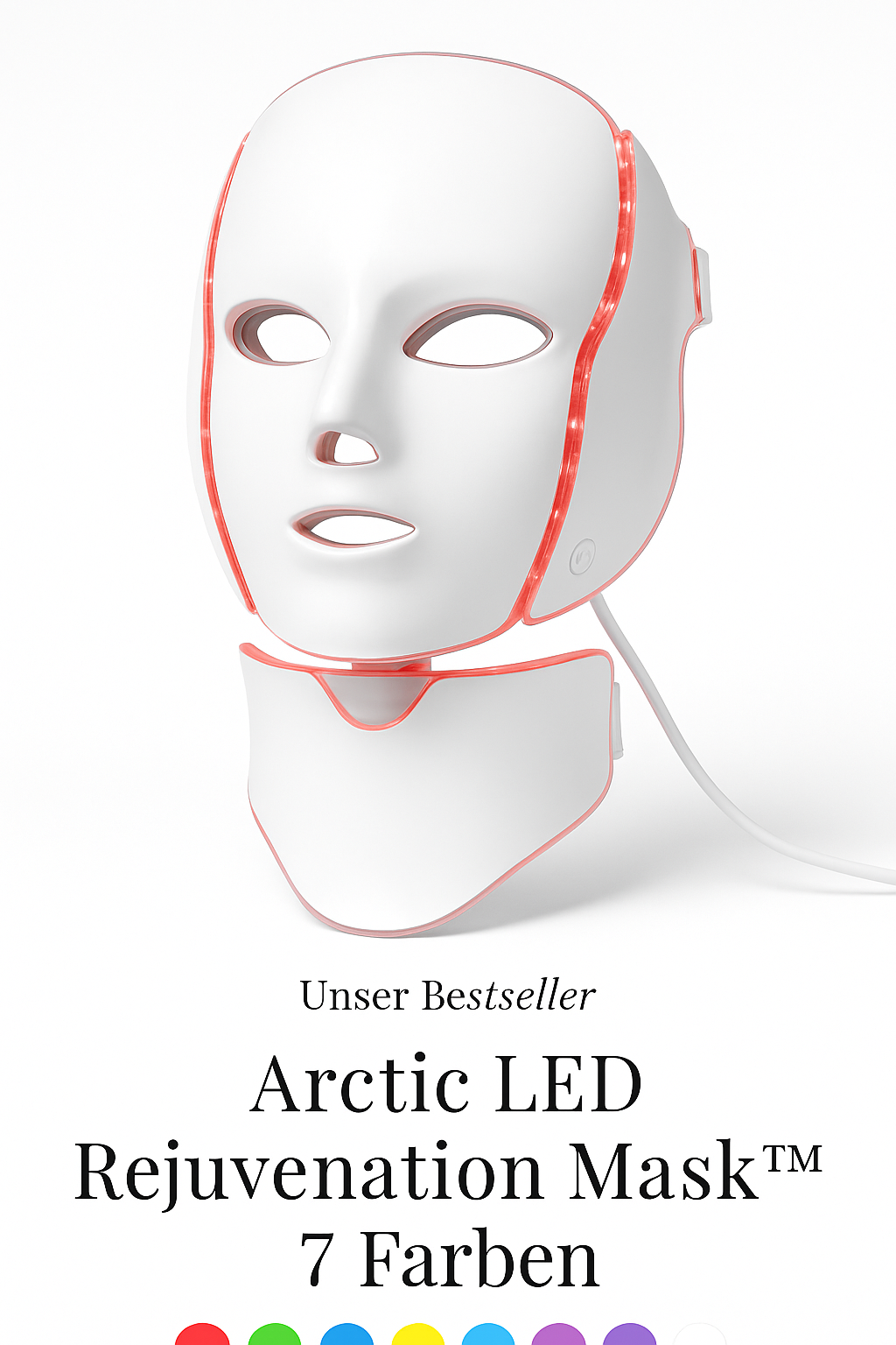 Arctic LED Rejuvenation Mask™ – 7 Farben | Gesicht & Hals